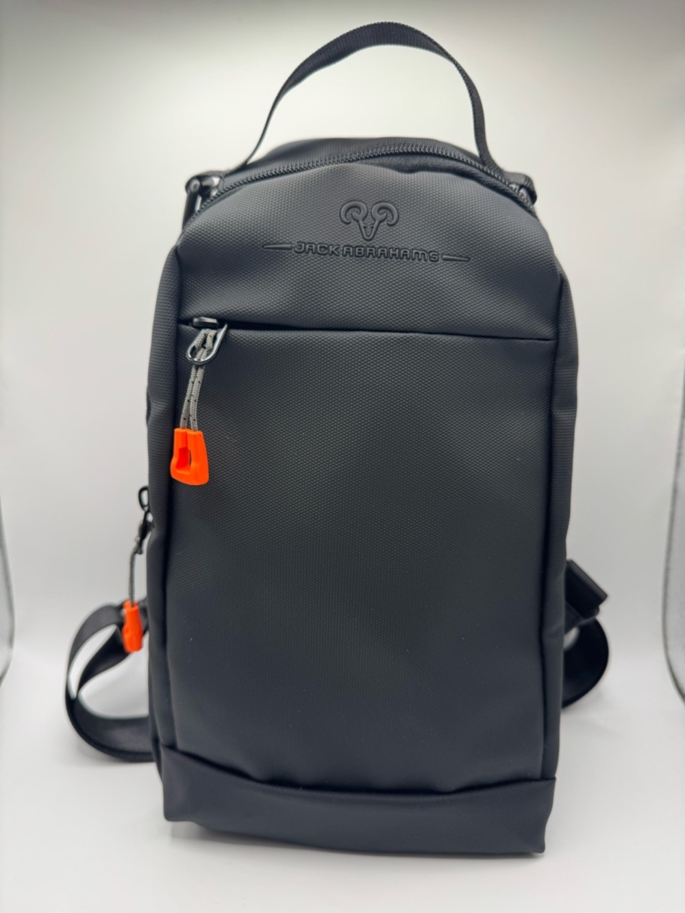 Jack Abrahams Indio Collection Black Sling Backpack Bag